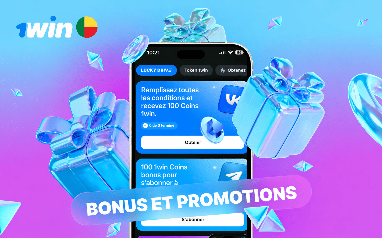 1win bonus Bénin, comparatif des offres casino en 2026